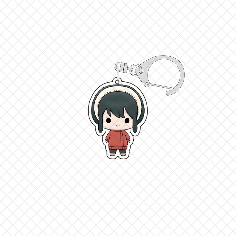 SPY  FAMILY อะนิเมะพวงกุญแจพวงกุญแจน่ารักอะคริลิคกระเป๋าจี้ Key Chain แฟชั่นอุปกรณ์เสริมของขวัญ - รูปที่ 2