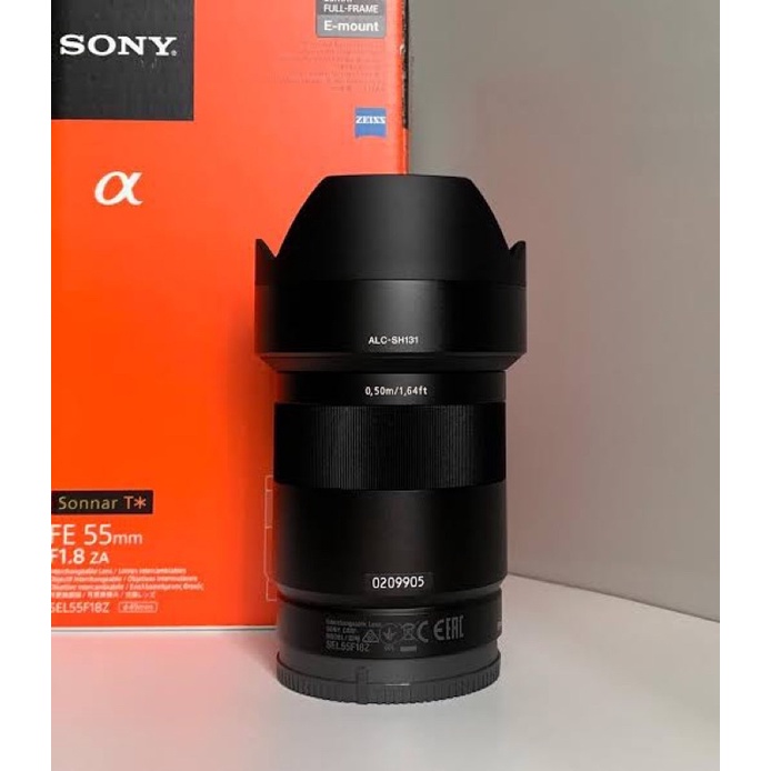 Lens Sony FE55f1.8 za