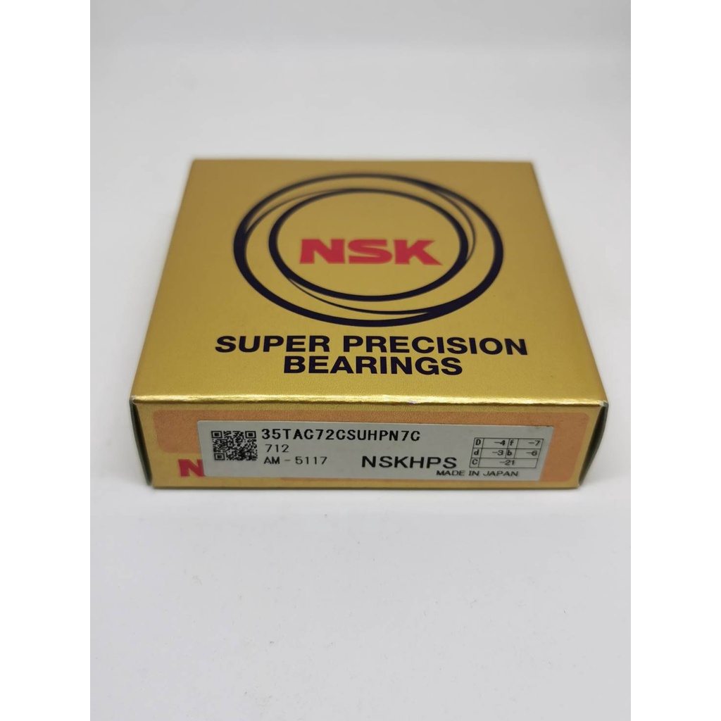Bearing 35TAC72CSUHPN7C "NSK" สินค้ามีสต๊อกพร้อมส่ง