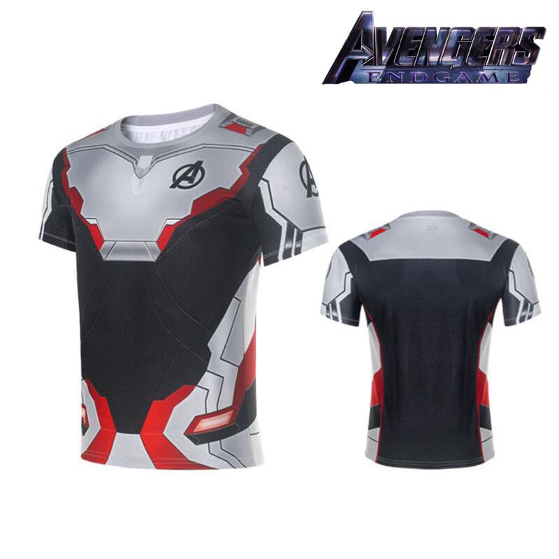 เสื้อยืดคอสเพลย์The Avengers 4 Endgame Superhero 3 D โมเดลตุ๊กตาของเล่นสําหรับเด็ก