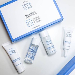 Etude Soon Jung Skin Care Trial Kit ของแท้💢พร้อมส่ง SoonJung สำหรับพกพา เดินทาง ออกทริป