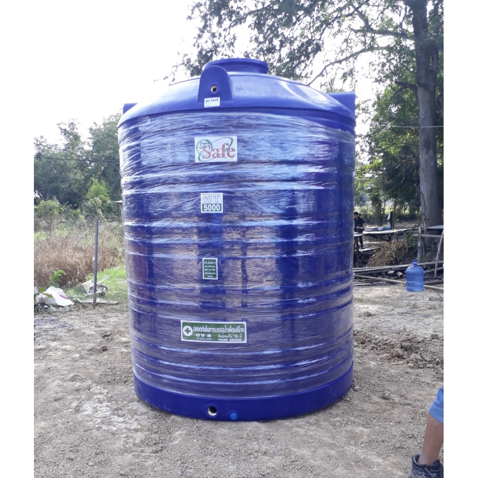 ถังเก็บน้ำ 5000 ลิตร ถังเก็บน้ำบนดิน แท้งน้ำ watertank ส่งฟรีกรุงเทพปริมณฑล ต่างจังหวัดมีค่าขนส่ง