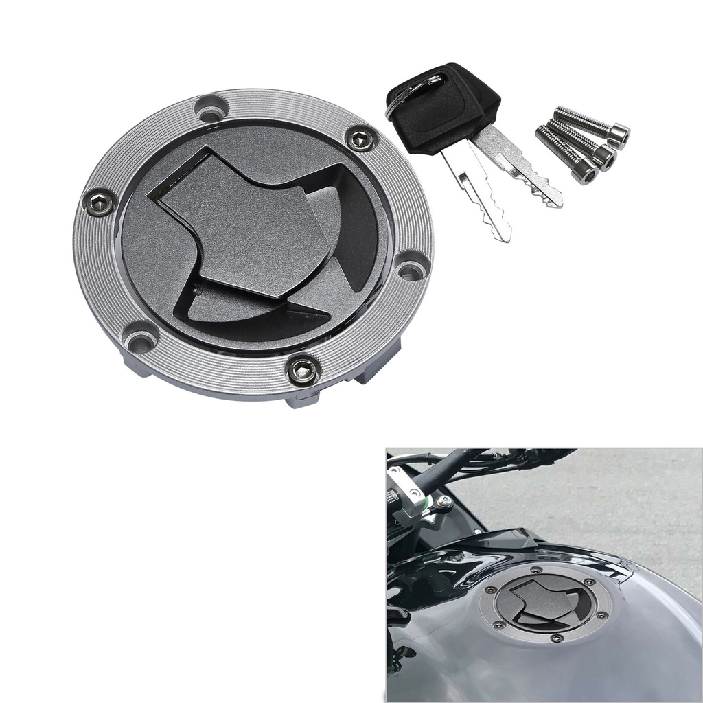 ฝาถังน้ํามัน สำหรับ Kawasaki Ninja300 Ninja250 EX250 EX300 ER250 ER300 Z250 Z300 Z250SL 2008-2017