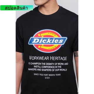 Dickies เสื้อยืด DK007403 JERSEY BRAND LOGO PRINT SS TEE ผ้าฝ้ายแท้