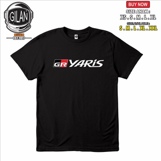 เสื้อคนอ้วน - Gazooแข่งโตโยต้าYARISเสื้อยืดโลโก้V3เสื้อยืดยานยนต์-บ้า