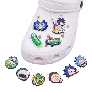 Croc Jibz Pins Rick and Morty กระดุมเสน่ห์ สําหรับรองเท้า DIY