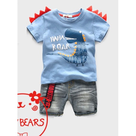 BW521 -- Boy Outfit 2 in 1 ชุด (เข็มขัดไม่มี)