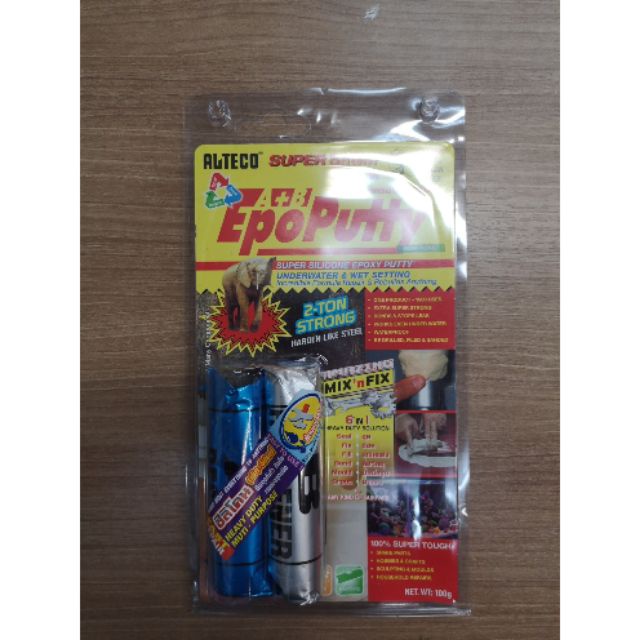 ALTECO กาว มหาอุด กาวมหาอุด กาวอุดอีพ๊อกซี่ ดินน้ำมัน อุดรอยรั่ว อุดน้ำซึม อุุดรอยแตก อุดรอยรั่วน้ำ 