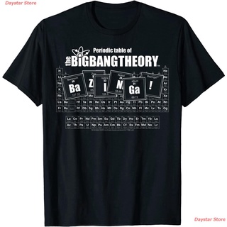 เสื้อยืดพิมพ์ลายprintingDaystar Store ทฤษฎีวุ่นหัวใจ The Big Bang Theory Periodic Table T-Shirt Tee คอกลม เสื้อยืด ผ้าคอ