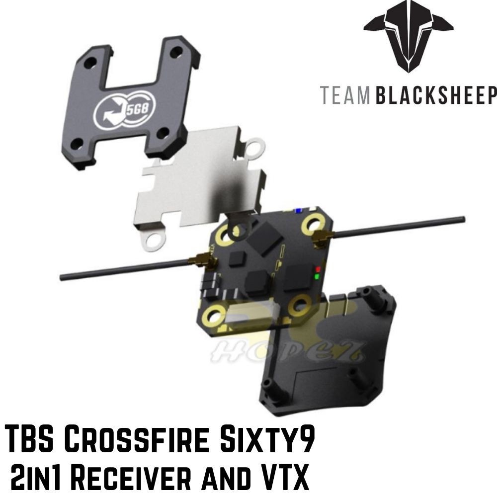 Tbs Crossfire Sixty9-2in1 ตัวรับสัญญาณ และ VTX (Crossfire RX + Unify pro32 1W) TX-Sixty9