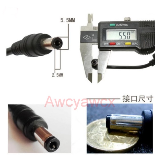 AC อะแดปเตอร์พาวเวอร์ซัพพลาย DC 15V 16V 17V 18V 19V 20V 21V 22V 23V 24V 25V 26V 27V 28V 500mA 1A ปลั๊ก US ขนาด 5.5mm power adapter