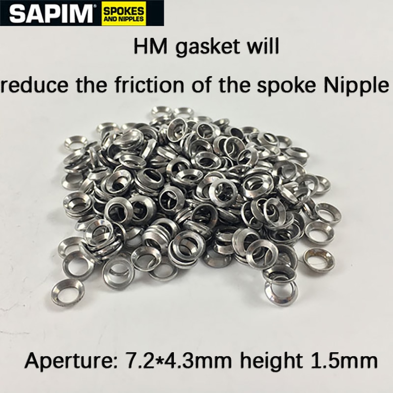 SAPIM Inner Spherical Spoke Nipple Gasket, Antiloose Deflection Washer