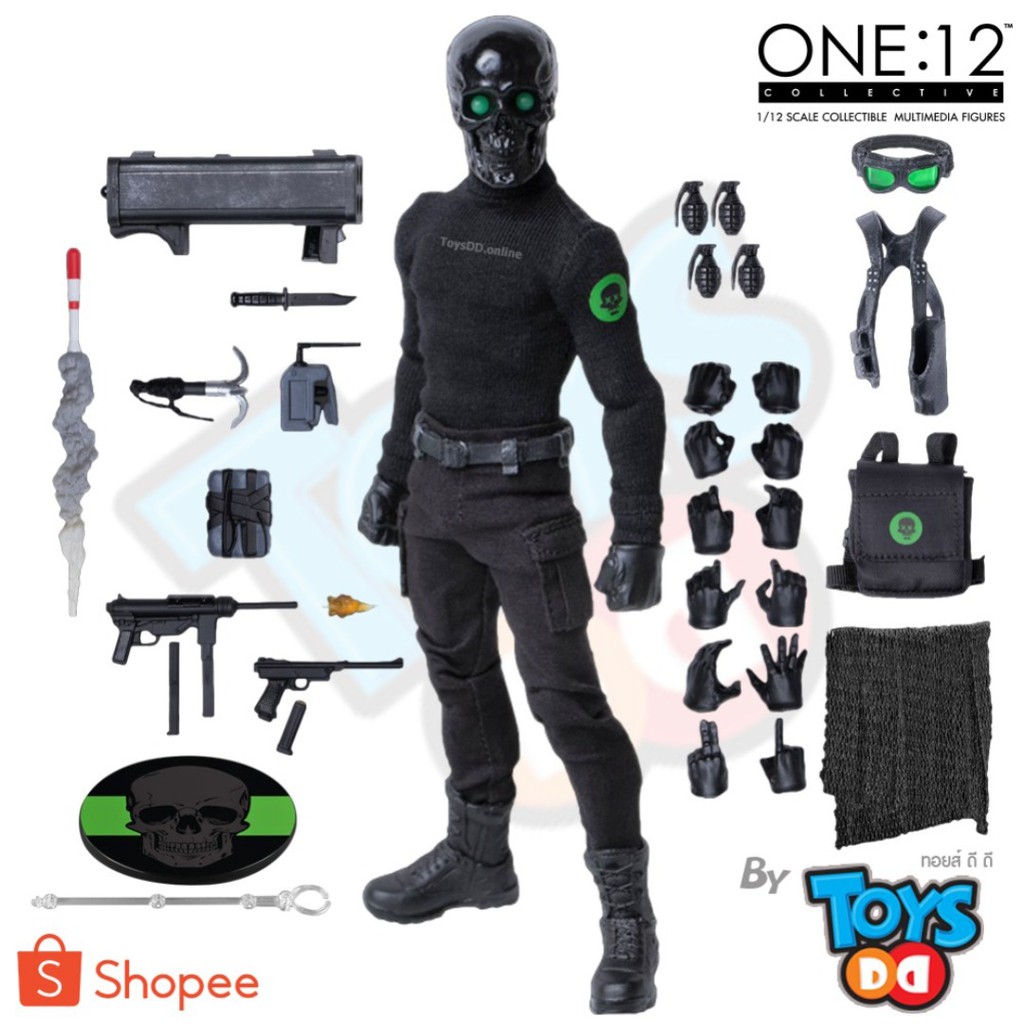 MEZCO ONE12 COLLECTIVE Black Skulls Death Brigade - toydd88 - ThaiPick