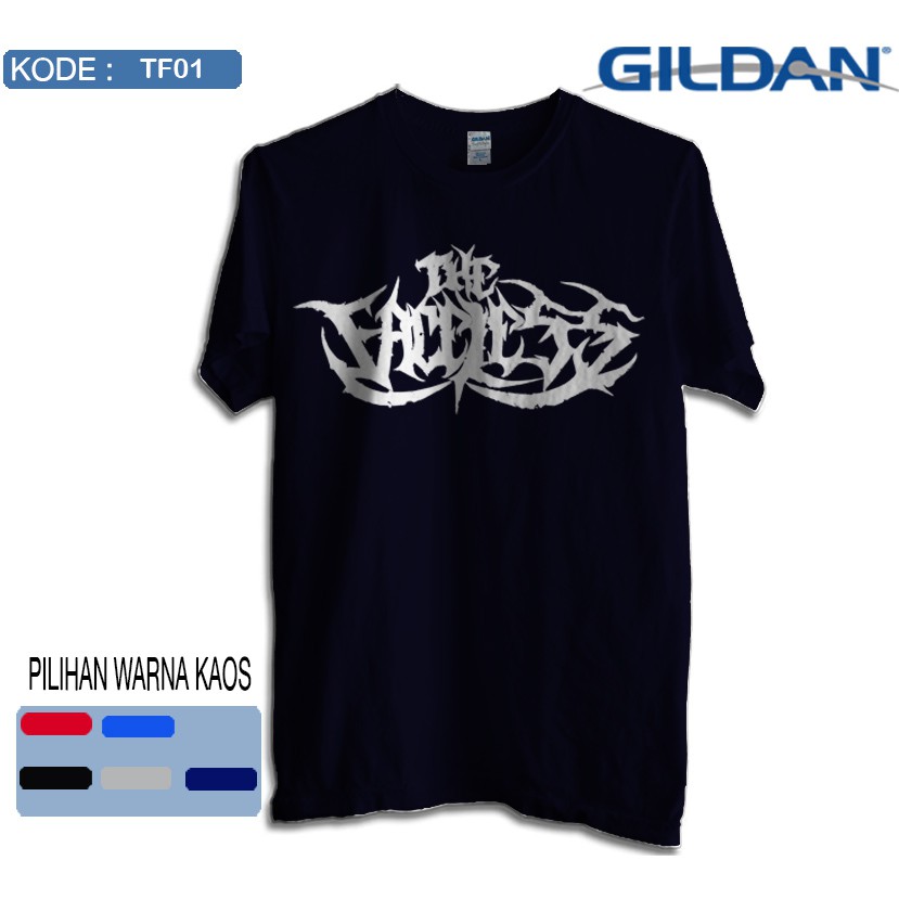 เสื้อยืดวง gildan softstyle the faceless ดั้งเดิม