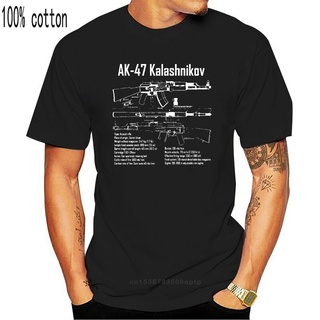 เสื้อยืด พิมพ์ลาย Kalashnikov Blueprint USSR Russia Russland Soviet Union สําหรับผู้ชาย 2022 AK-47