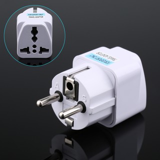 อะแดปเตอร์แปลงปลั๊ก US UK AU to EU Plug USA to Euro Charger