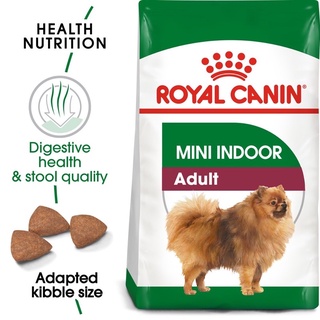 Royal Canin Mini Indoor Adult อาหารเม็ดสุนัขโต พันธุ์เล็ก เลี้ยงในบ้าน อายุ 10 เดือน-8 ปี (Dry Dog Food, โรยัล คานิน)