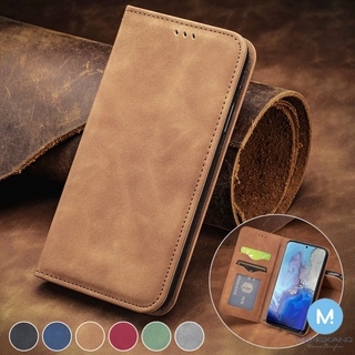 เคสโทรศัพท์มือถือ แบบฝาพับ กันกระแทก พร้อมช่องใส่บัตร สําหรับ Realme 7 6 X7 Pro V11 V15 GT Master Explorer Master Narzo 30 5G
