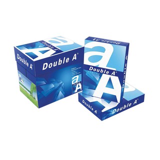 ดับเบิ้ลเอ กระดาษถ่ายเอกสาร A4 80 แกรม 500 แผ่น x 5 รีม Double A Copier Paper A4 80 gsm. 500 sheets x 5 reams.