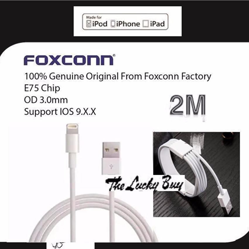 สายชาร์จ Iphone Foxconn Lightning to USB Cable（ 2m）