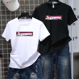 BK-188-SHORTเสื้อทีเชิร์ตขายดี เสื้อยืดคอกลมแฟชั่น เสื้อยอดฮิตลายSupreme เสื้อแขนสั้นยืด.สบาย.รัก