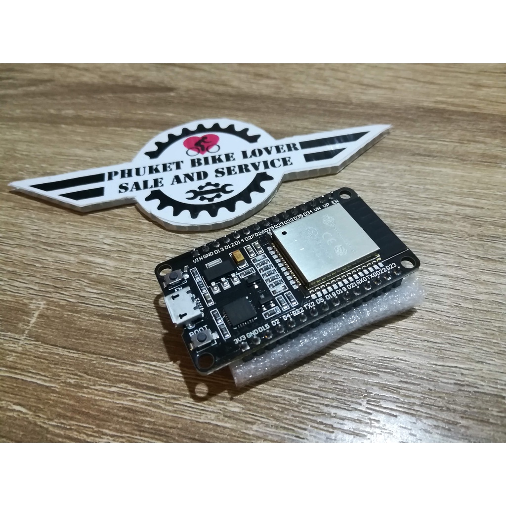 ESP32 บอร์ดโมดูล Wireless WiFi + Bluetooth 32pin ,ESP-32 WIFI + Bluetooth 2 in 1 dual-core CPU 32pin