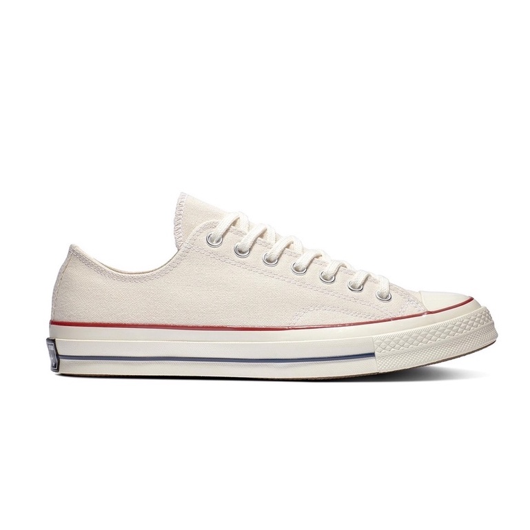 [ลด30% เก็บโค้ด 6600FASHDD] CONVERSE Chuck Taylor All Star 70 ox - Parchment สีขาวครีม รองเท้า คอนเวิร์ส แท้\