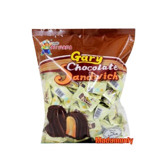 Gary Chocolate sandwich (ช็อกโกแลตแซนวิช) 1 ถุงมีประมาณ 140 เม็ด