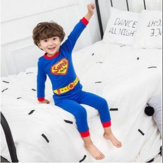 ชุดนอนเป็นผ้า cotton ลาย PAJAMAS2-SUPERMAN