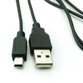 สายUSB 2.0 ความเร็วสูง สายเคเบิลข้อมูล USB Mini 5 พิน สำหรับกล้อง MP3 MP4 1 สาย