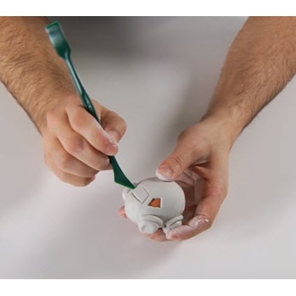 NANDEE Decorating Knife Set (ชุดมีดพลาสติกตกแต่งดินปั้น) - รูปที่ 2