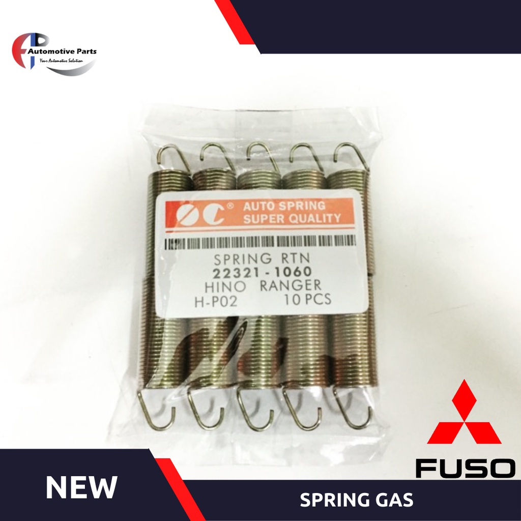 FUSO MITSUBISHI 6D16 / HINO J08C J08E แก๊ส SPRING