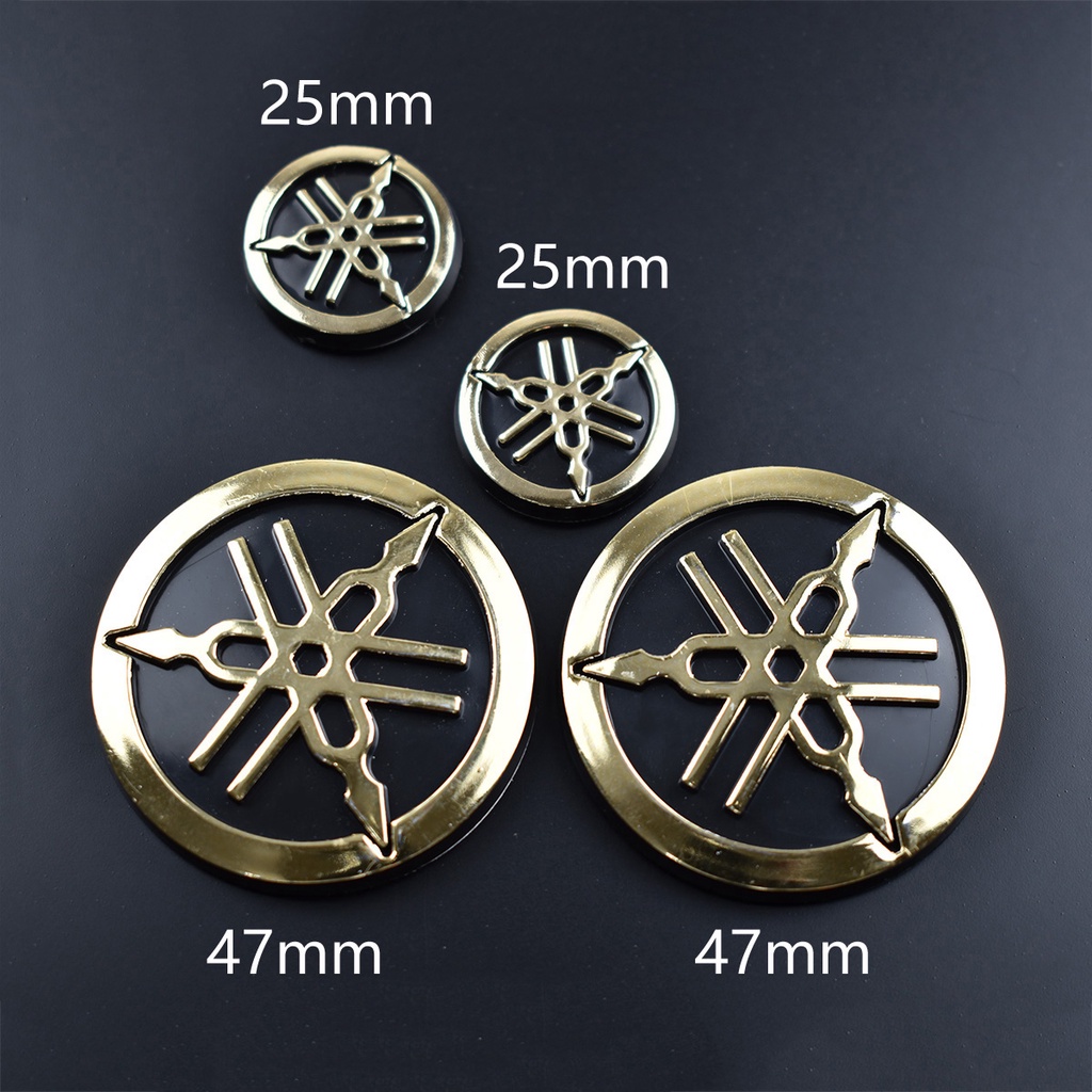 *พร้อมสต็อก*โลโก้ส้อมปรับแต่ง Yamaha Resin ของแท้ Yamaha Gold มีจําหน่ายในขนาด (25 / 45mm) ราคา ถูกที่สุด ดีลบีเคเค แกลเลอรีภาพที่ 8