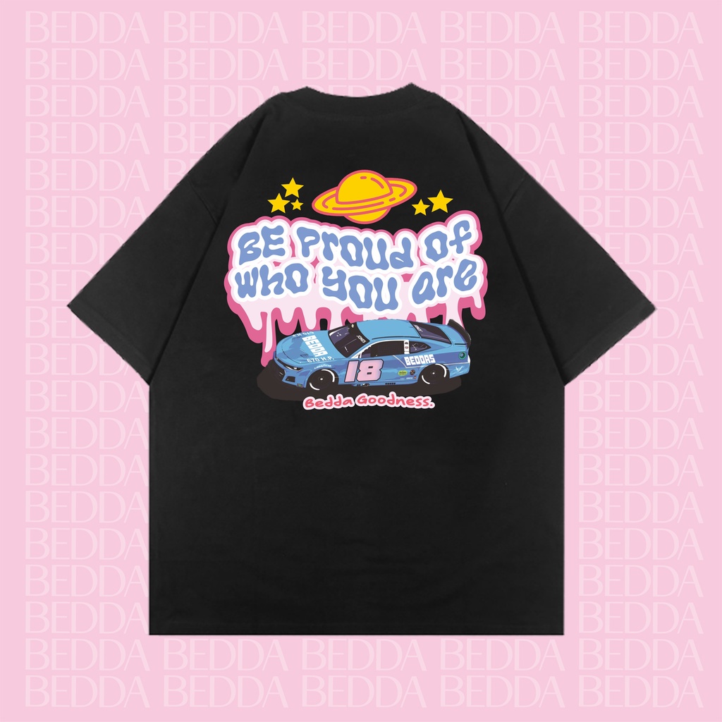 Bedda - เสื้อยืด Beproud Nascar Black Combed 24S