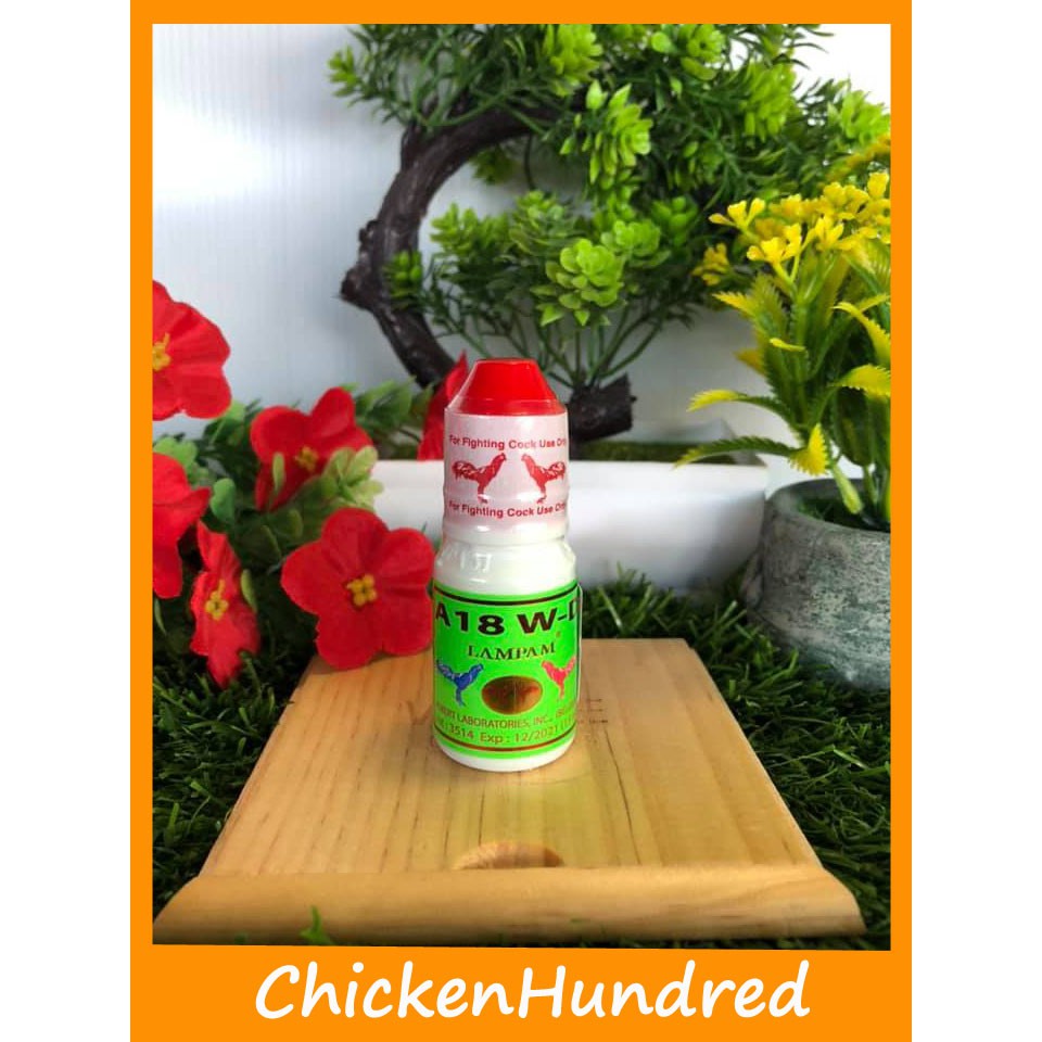 A18 W-D ขวดเล็ก 10 ml.  ยาไก่ชน ยาไก่ตี เสริมสร้างกล้ามเนื้อให้แข็งแรงและกระดูกให้แข็งแกร่งก่อนชน ตี