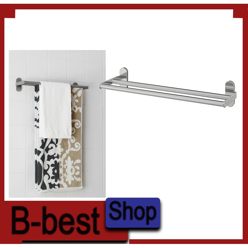 GANTUNGAN 47 ซม. ราวแขวนผ้าสแตนเลส uk 47 ซม.BROGRUND ราวแขวนผ้าเช็ดตัว