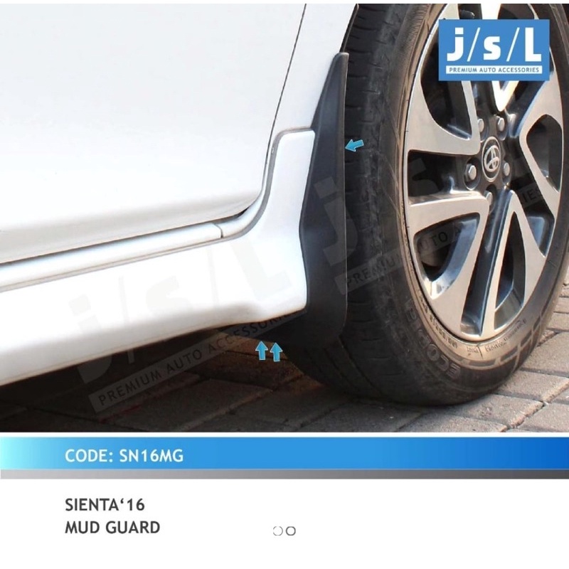 SIENTA 2016 2018 2020 2022 2024 MUD CARPET MUD GUARD MUD MAT TOYOTA SIENTA