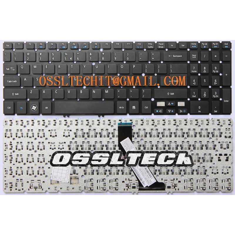 ACER Aspire V5-531G V5-572G V5-531 591g-56bd V5-551 แป้นพิมพ์แล็ปท็อป