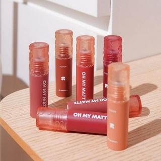 ลิป 2P Original Oh my matte ลิป ลิปสติก ลิปแมทติดทน ลิปไม่ติดแมส Lip Matte #Khakkhakmall