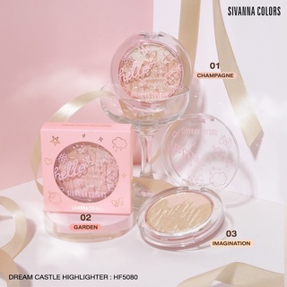 HF5080 SIVANNA COLORS Dream Castle Highlighter ซีเวนน่า คัลเลอร์ส ดรีม คาสเซิล ไฮไลท์เตอร์