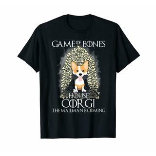 เสื้อยืด พิมพ์ลาย Game Of Bones House Corgi The Mailis สําหรับผู้ชาย