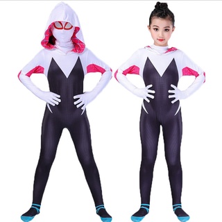 ชุดคอสเพลย์ spider man Gwen Gwendolyn Maxine Stacy Sentai สําหรับเด็ก และผู้ใหญ่