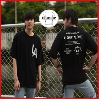 เสื้อยืดOversize เเขนสั้น มีลายสไตล์เกาหลี By Chudshop