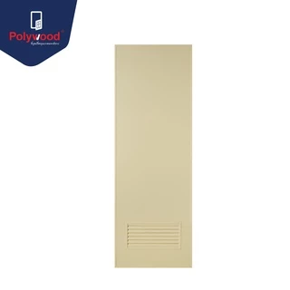 ส่งฟรี! Polywood โพลีวูด - ประตู PVC (ไม่รวมวงกบ) รุ่น TD-2 THAIDOOR บานเกล็ด ประตูห้องน้ำ ประตู 70x180 , 70x200