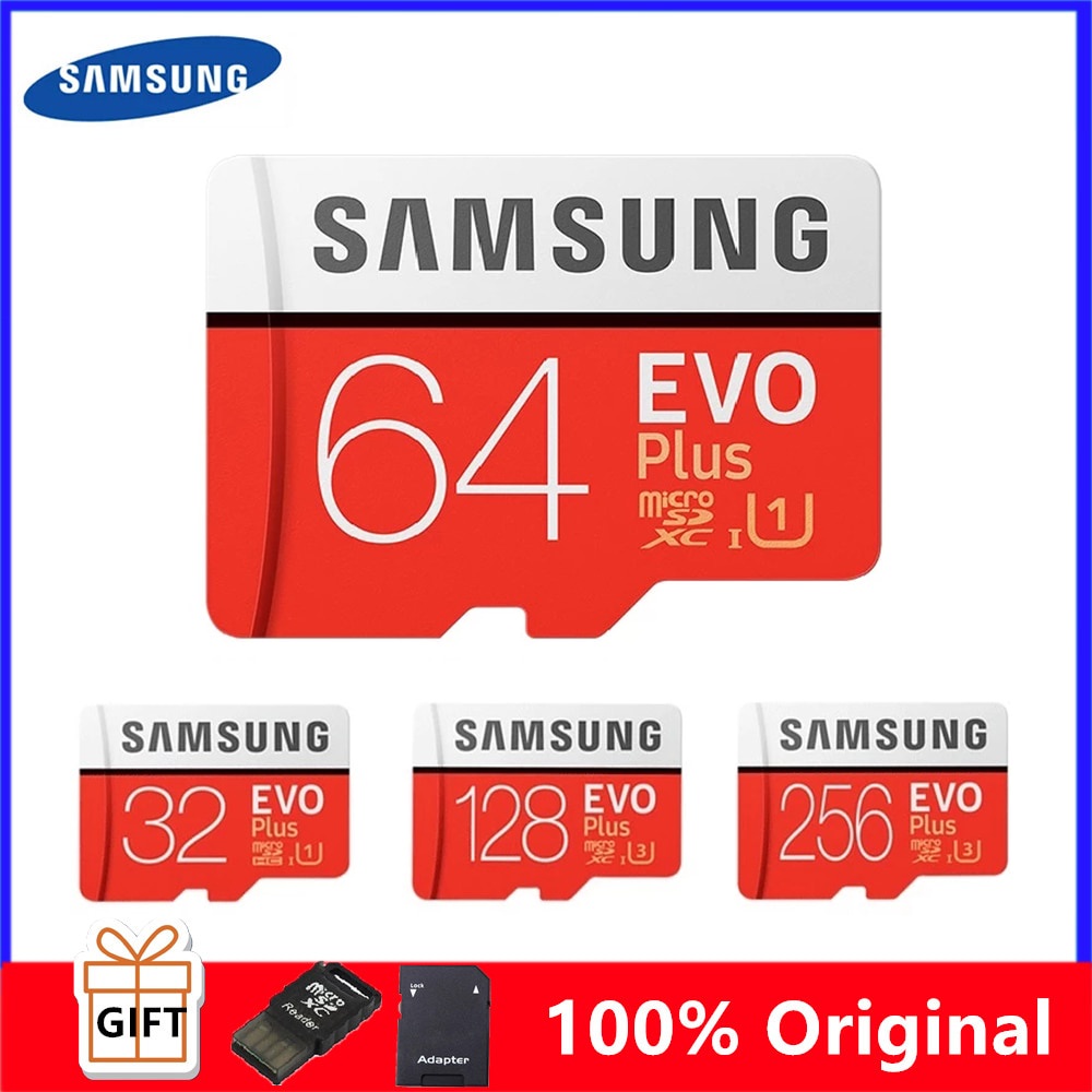 SAMSUNG EVO PLUS Micro SD Card 128GB 64GB 32GB 256GB 512GB Memory Card C10 SD Cards Micro SD Card