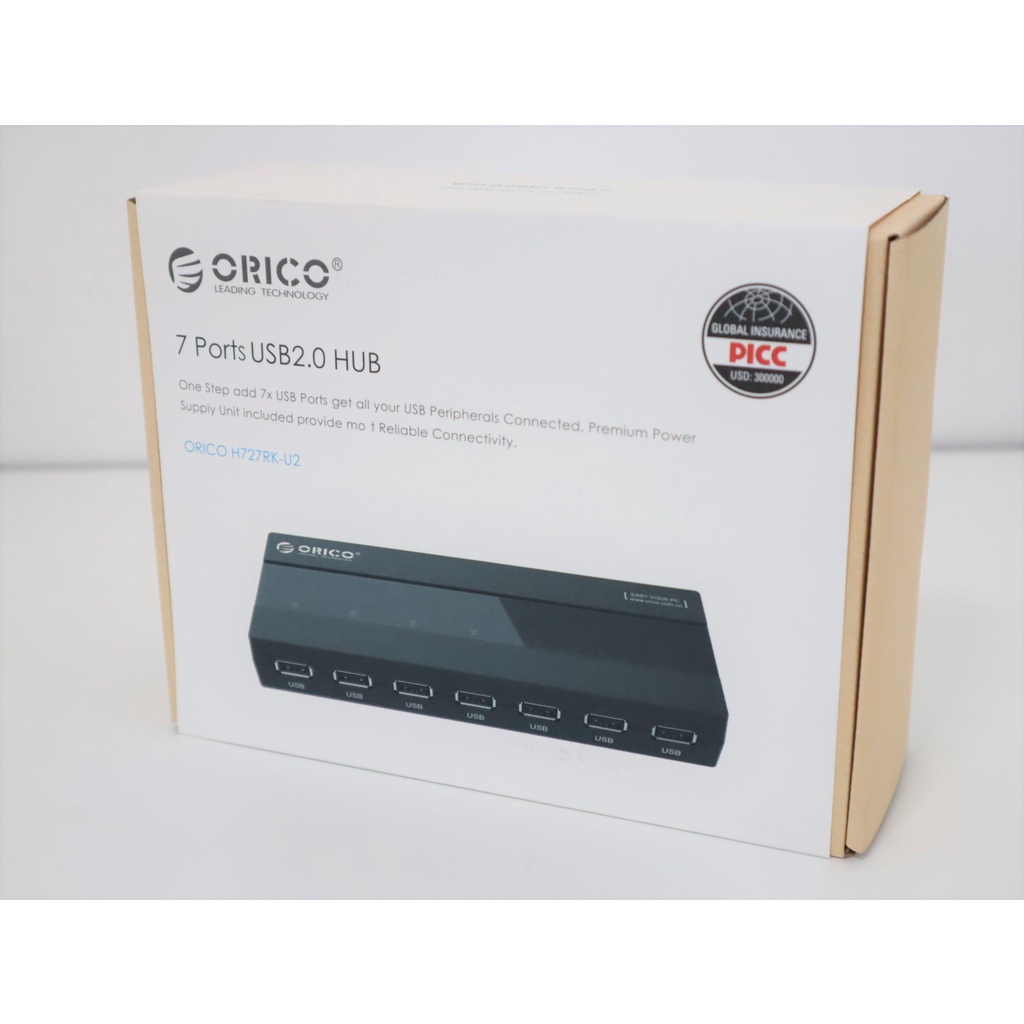 ORICO H727RK-U2 7Ports HUB usb 7ช่อง usb  สินค้าใหม่