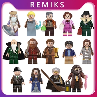 ของเล่นตัวต่อฟิกเกอร์ Harry Potter Hagrid Snape Dumbledore Sirius ขนาดเล็ก สําหรับเด็ก WM6059