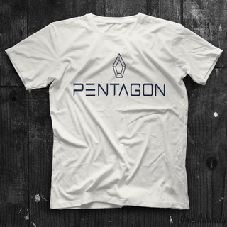 เสื้อยืดโอเวอร์ไซส์Gildan เสื้อท็อป Pentagon K Pop สีขาว สําหรับผู้ชาย และผู้หญิงS-3XL