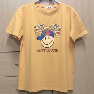 เสื้อยืดแขนสั้นผ้าเด้งเกาหลี
