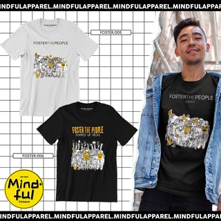 FOSTER THE PEOPLE GRAPHIC TEES | MINDFUL APPAREL T-SHIRTเสื้อยืด